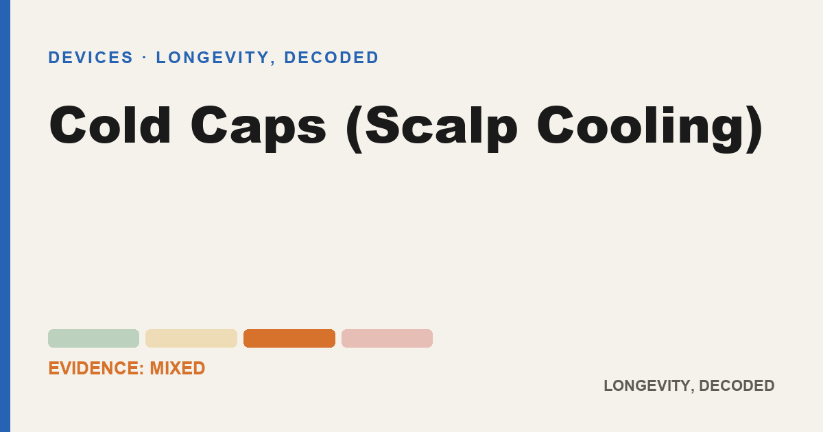 Cold Caps (Scalp Cooling), evidence-rated longevity guide