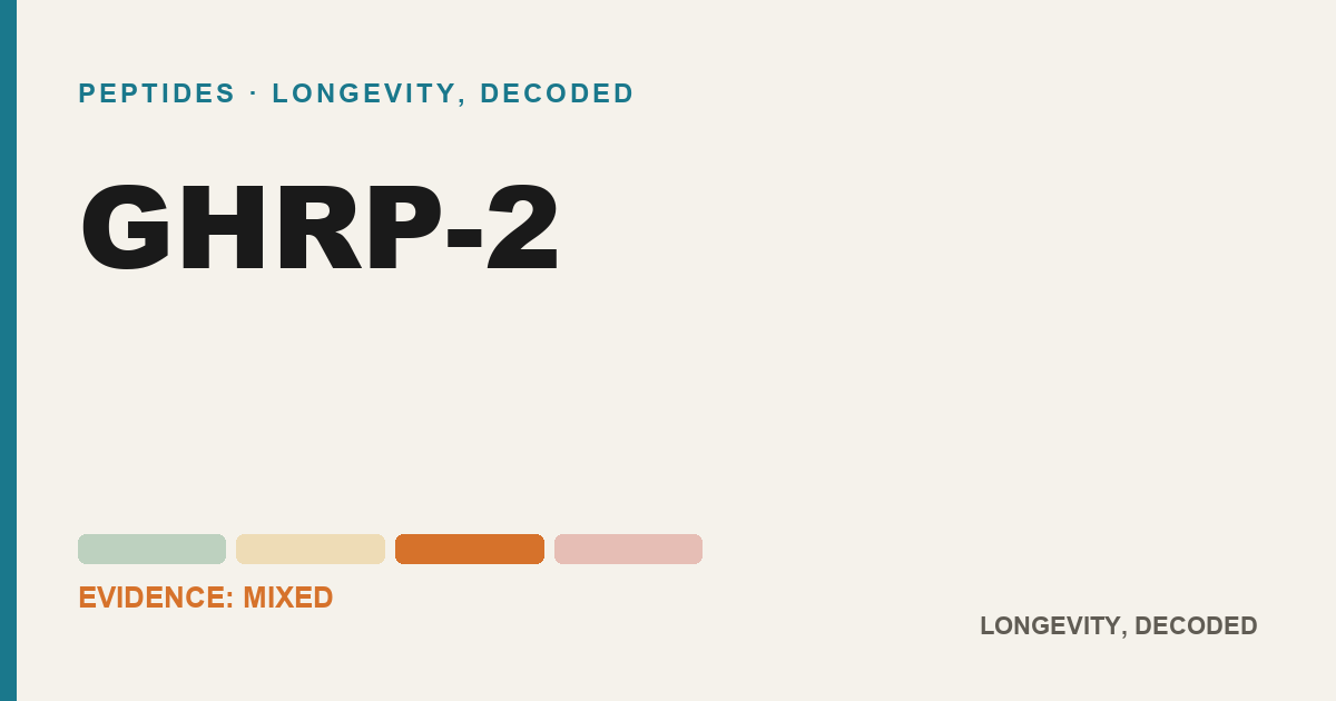 GHRP-2, evidence-rated longevity guide
