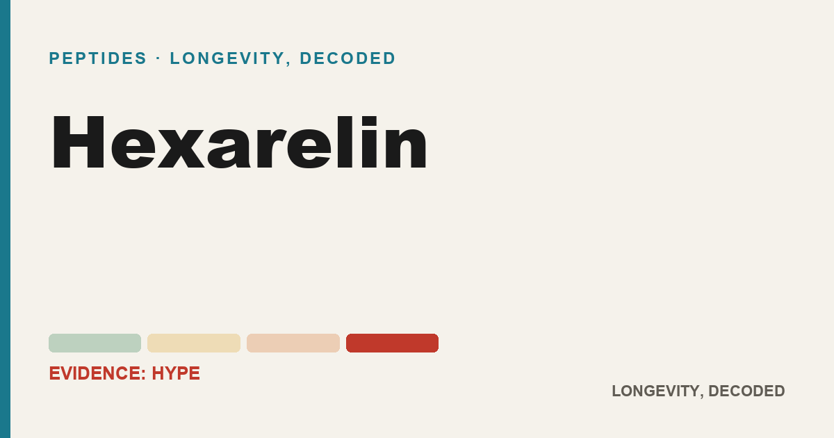 Hexarelin, evidence-rated longevity guide